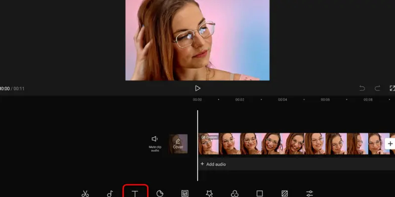 How to add text in capcut